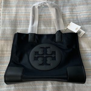 Tory Burch Ella Mini Tote Black NWT